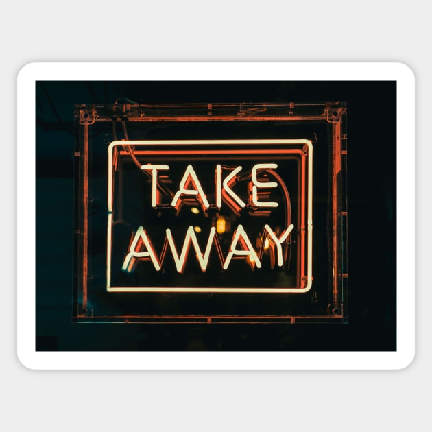 Take Away Sticker by mooonthemoon